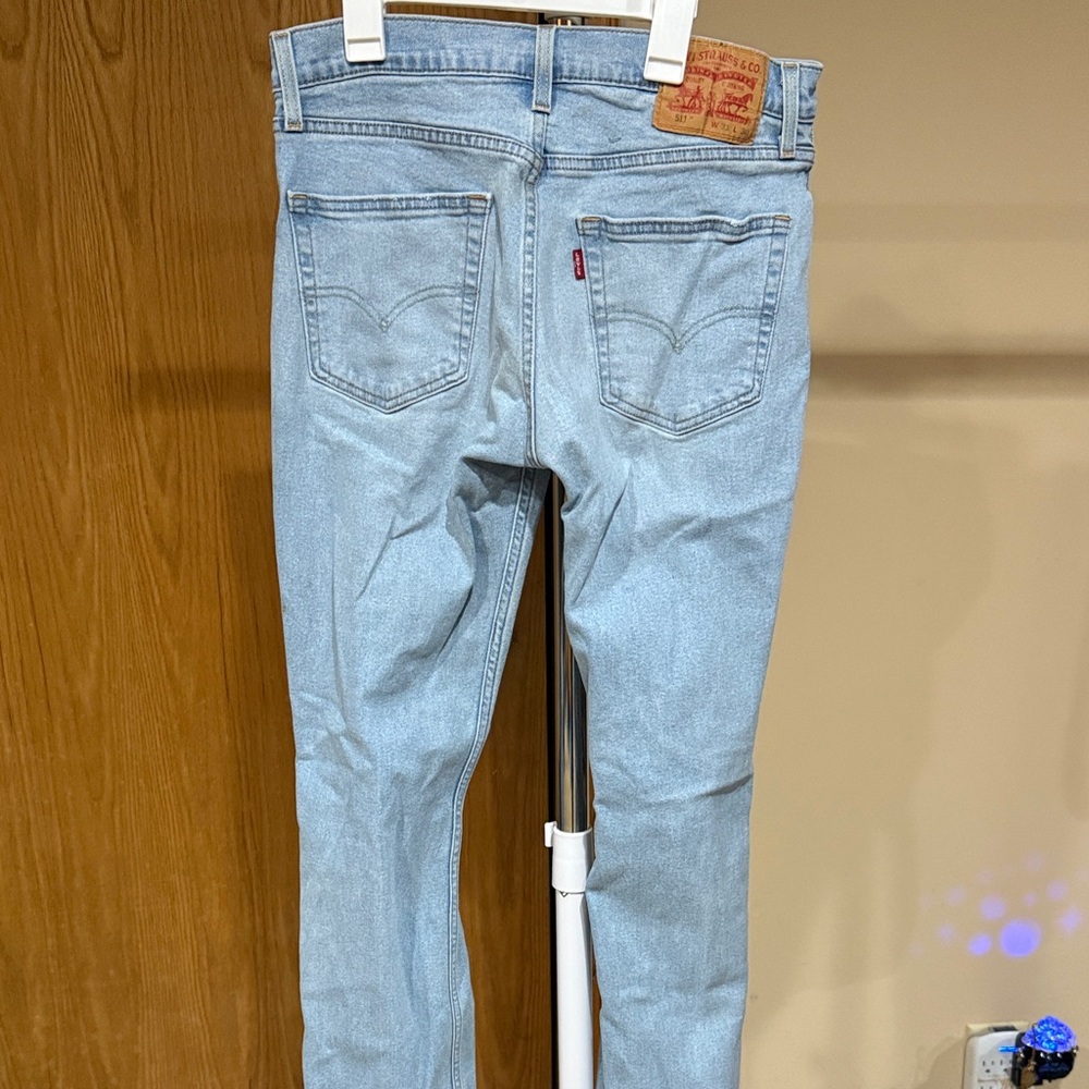 Levi's Men's Skinny Jeans in Light Blue